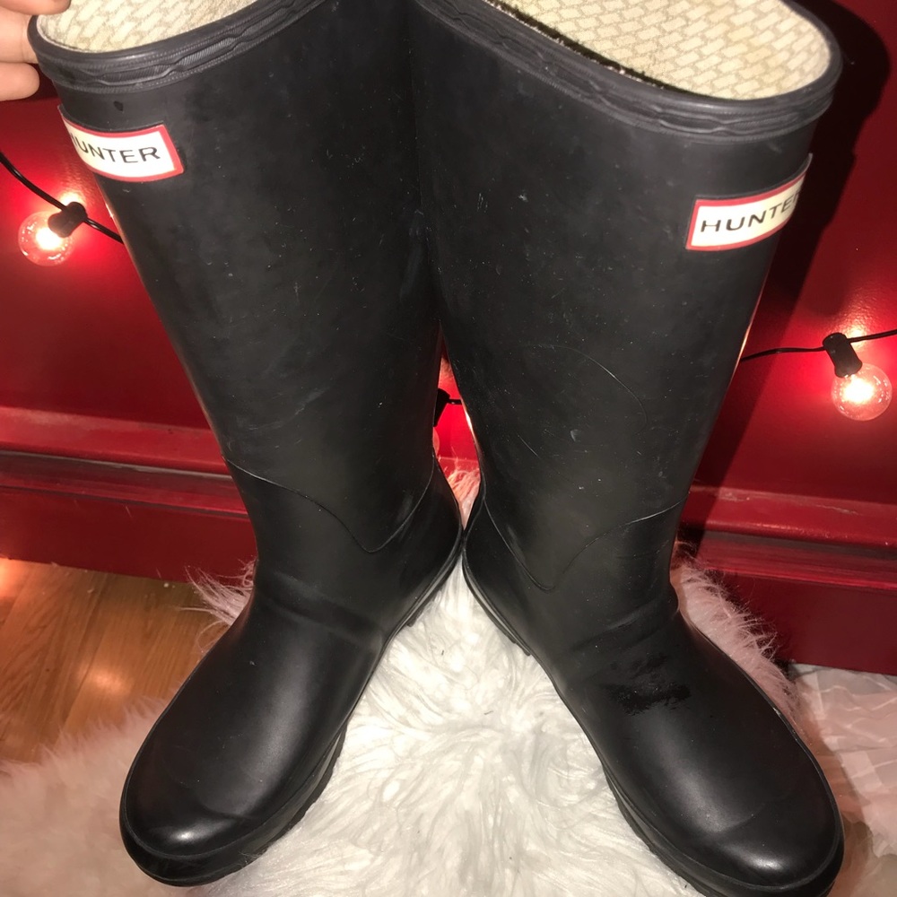 Hunter: Black Rainboots - Picture 3 of 4